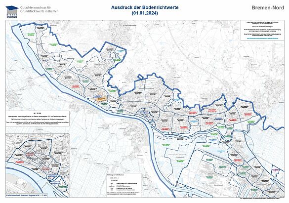 Vorschau Karte Blatt Bremen-Nord